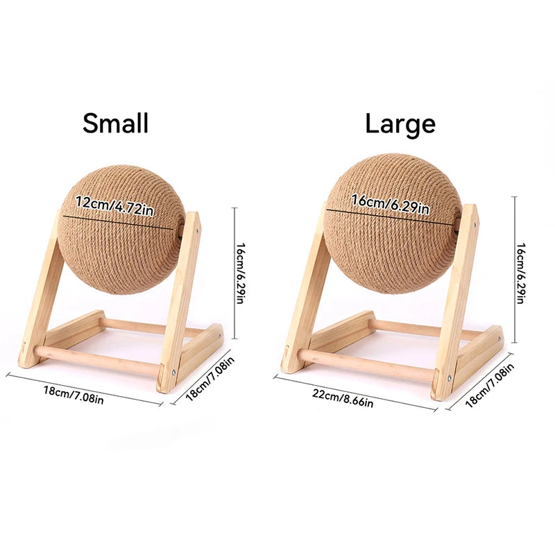 Sisal Cat Scratching Ball Toy