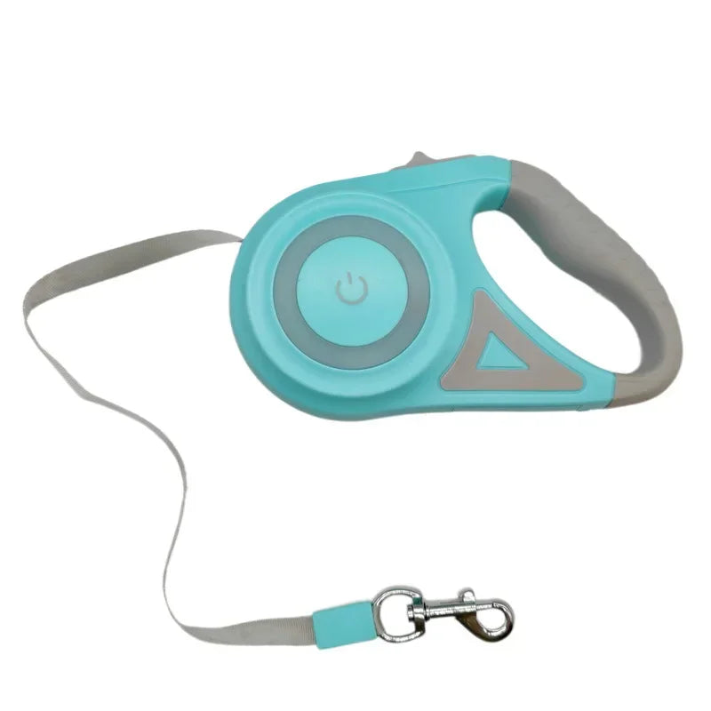 LED Luminous Automatic Retractable Dog Leash