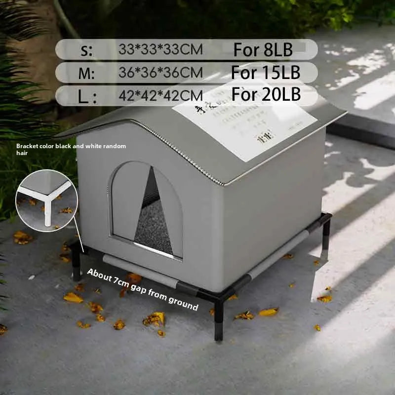 Waterproof Outdoor Pet House for Dogs & Cats