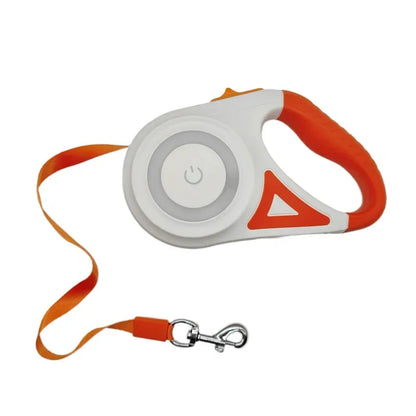 LED Luminous Automatic Retractable Dog Leash