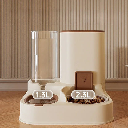 All-in-One Pet Food & Water Feeding Station
