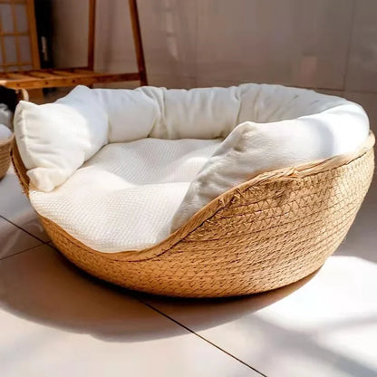 Four Season Cozy Nest Pet Bed with Removable Cushion