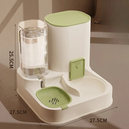 All-in-One Pet Food & Water Feeding Station