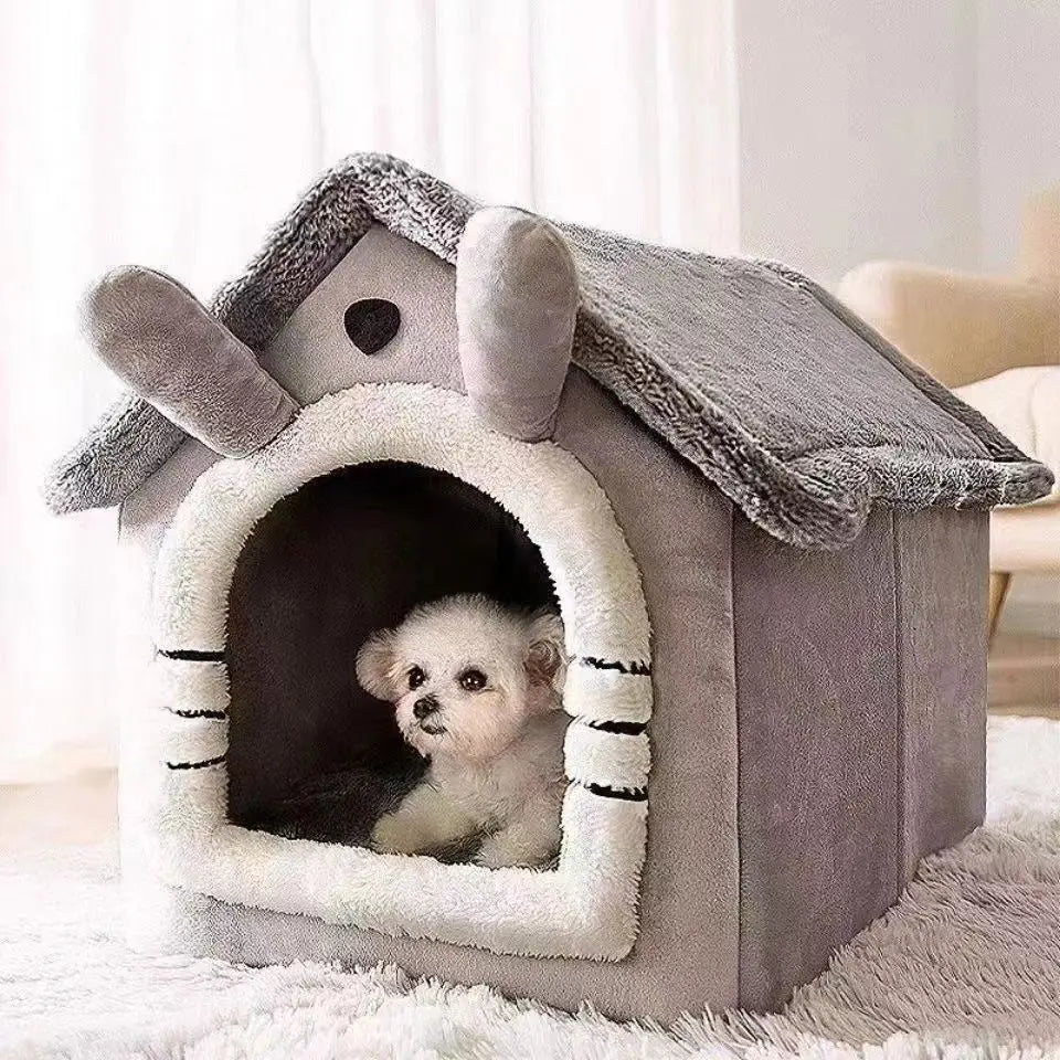 All Season Dog House Style Pet Bed