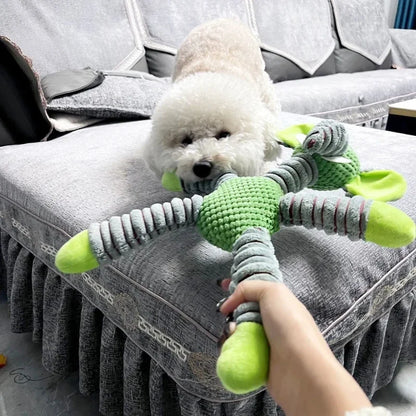 Indestructible Plush Squeaky Dog Chew Toy