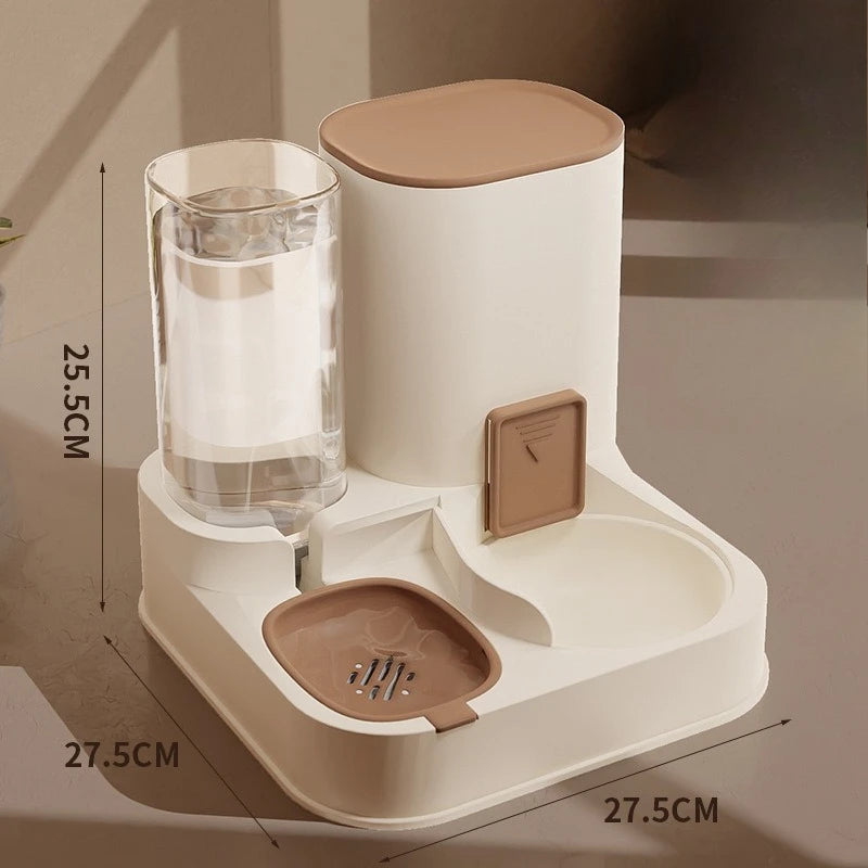 All-in-One Pet Food & Water Feeding Station